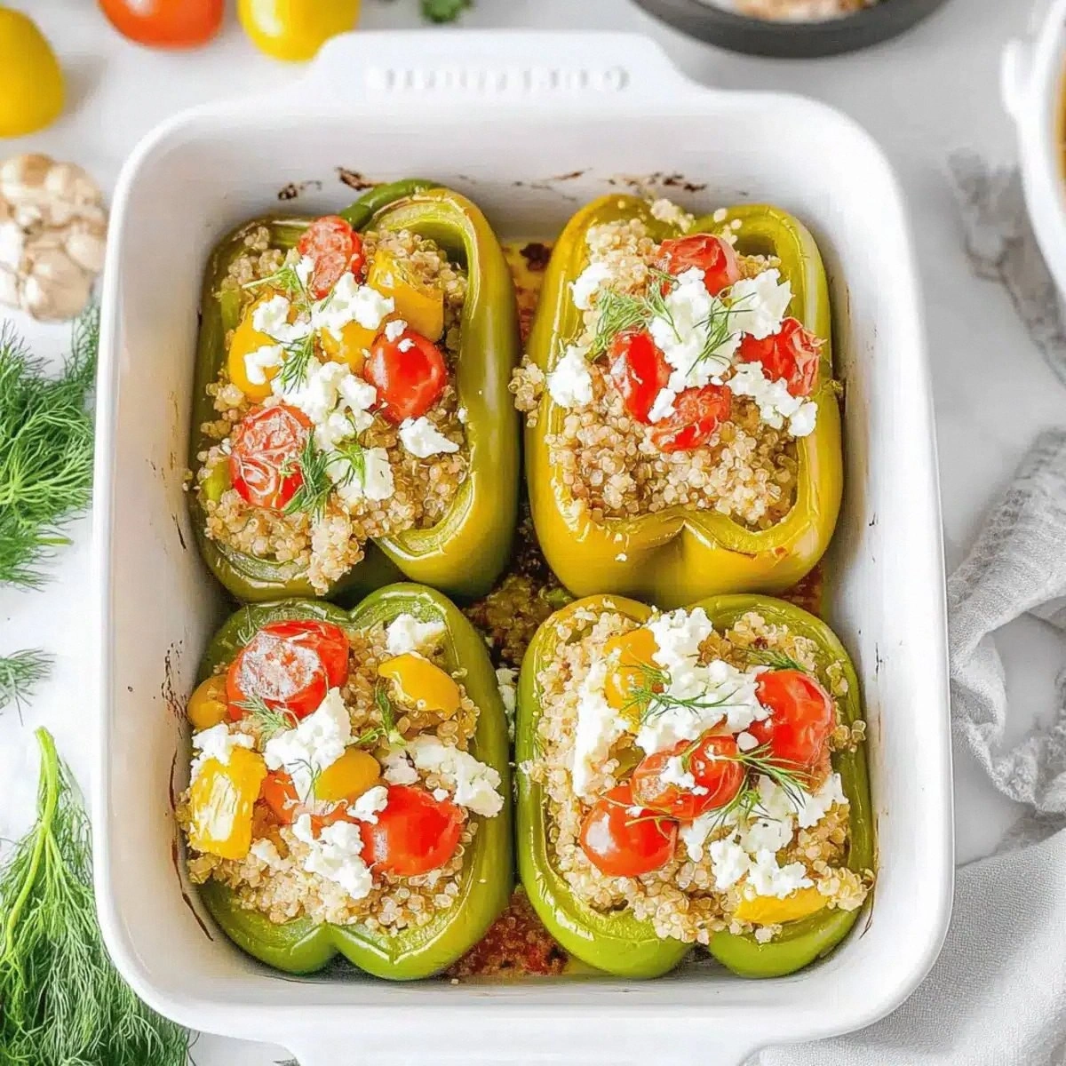 Savory Greek Chicken Stuffed Peppers You’ll Love to Make