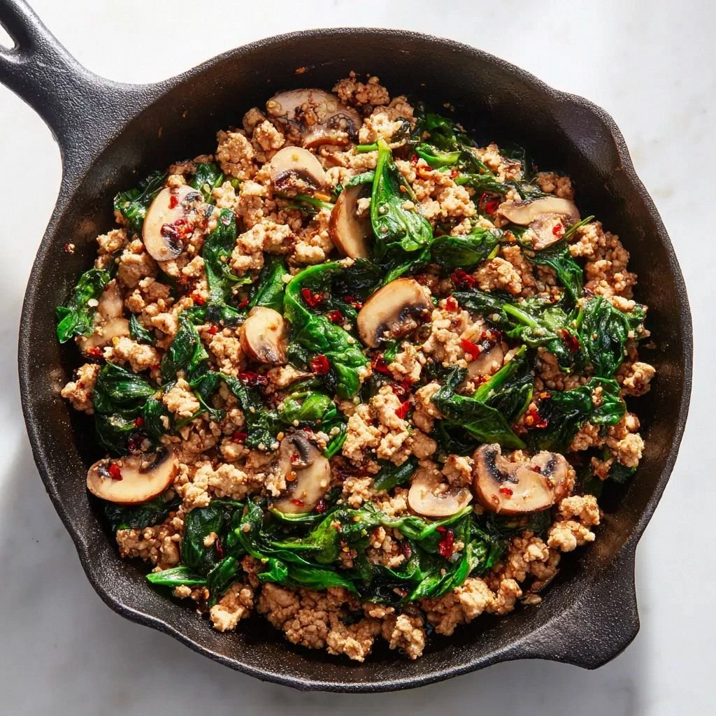 Savory Ground Turkey Skillet w