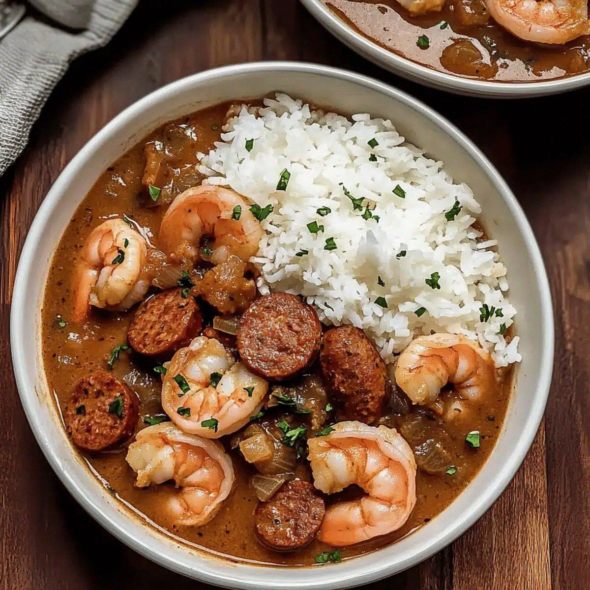 Savory Gumbo with Andouille an