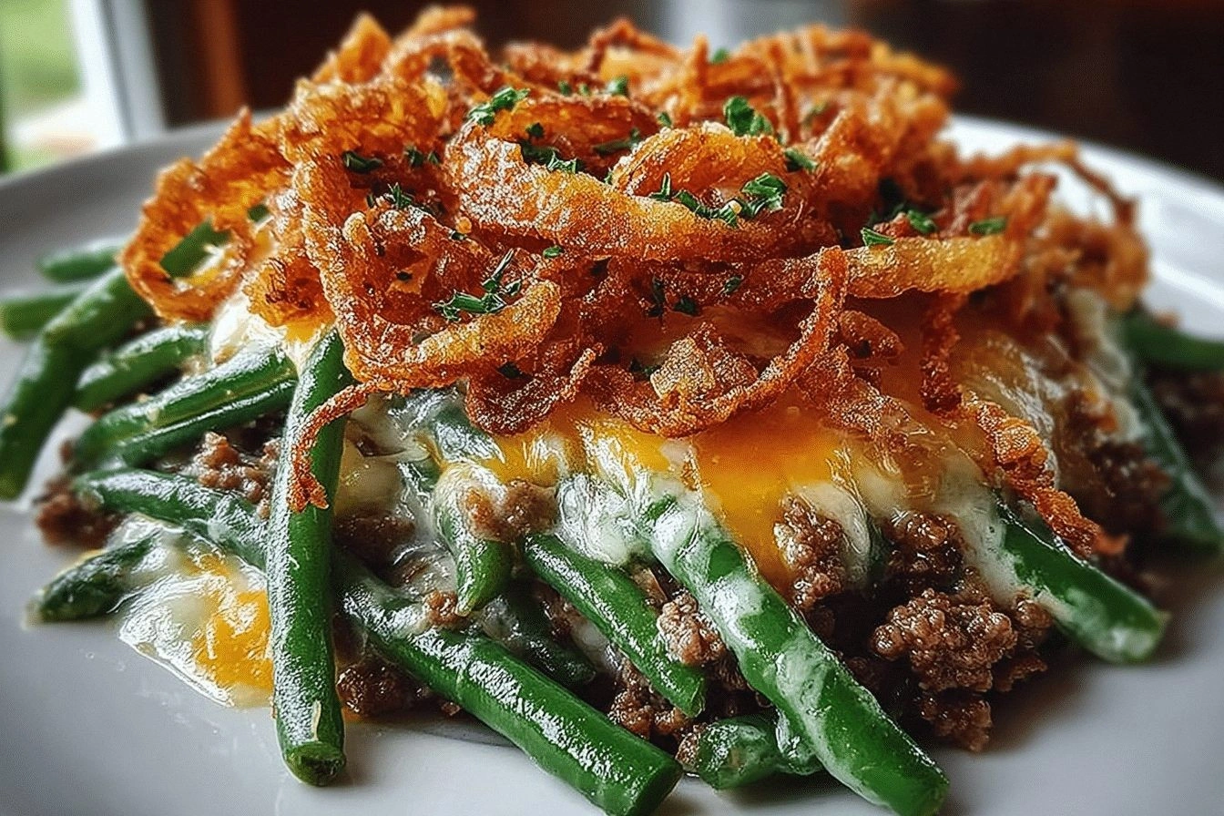 Savory Hamburger Green Bean Ca