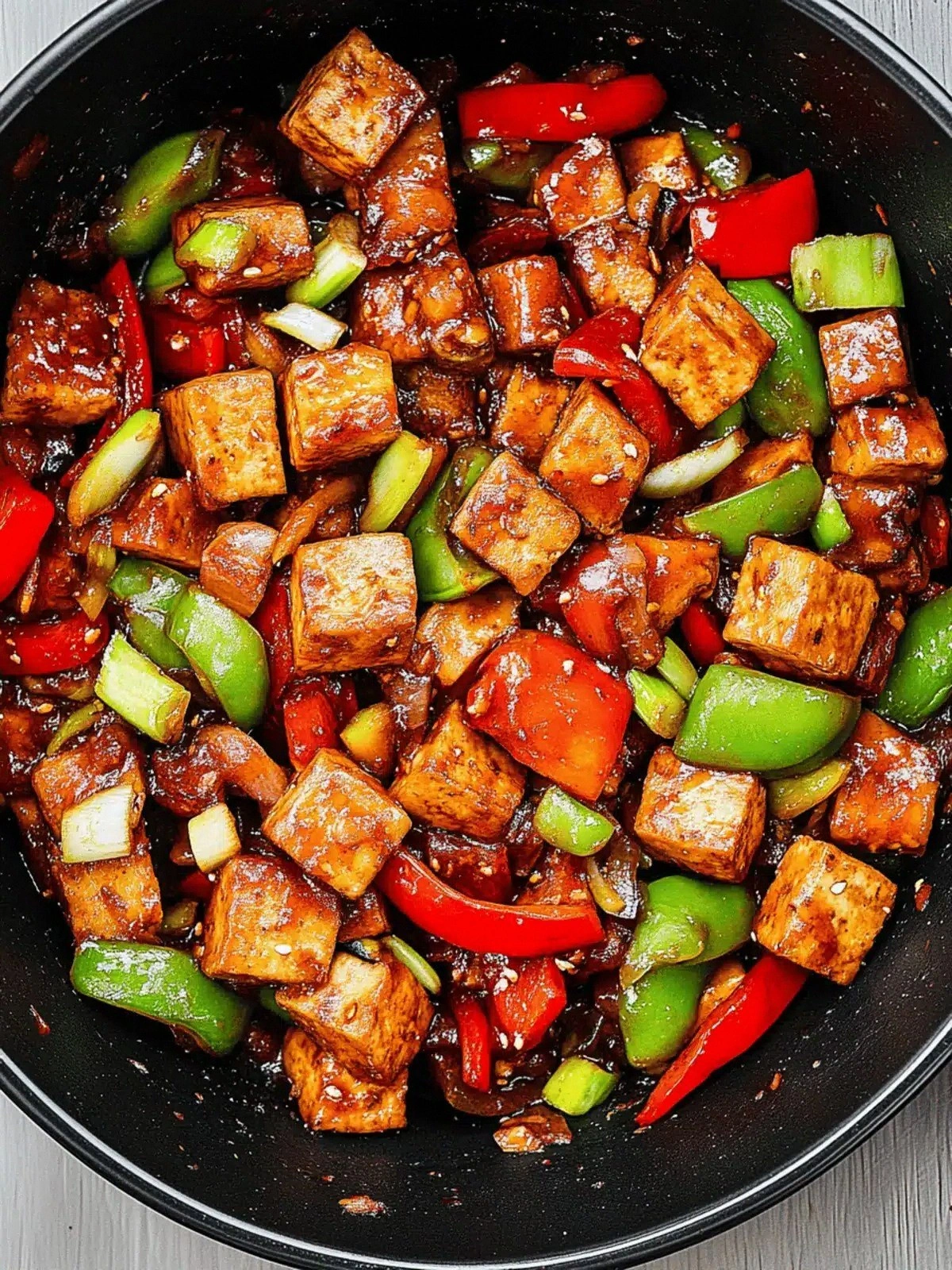 Savory Kung Pao Tofu Stir-Fry 