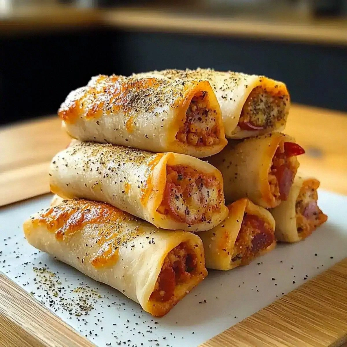 Savory Pepperoni Pizza Rolls: Deliciously High Protein Treats