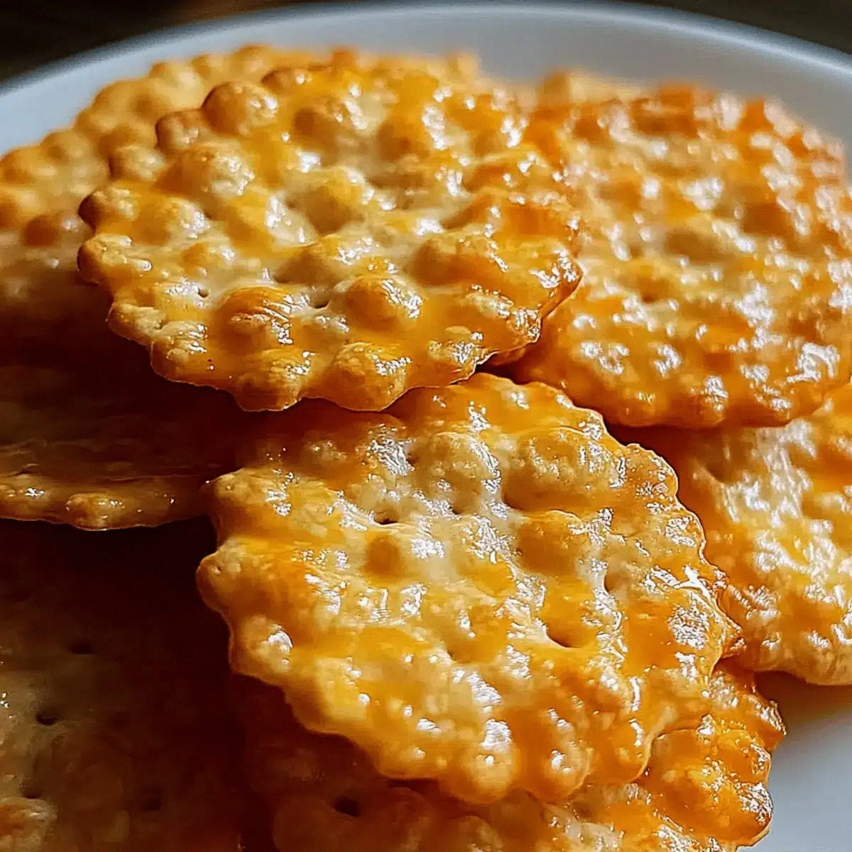 Savory Rice Krispie Cheddar Crackers for Cheesy Cravings
