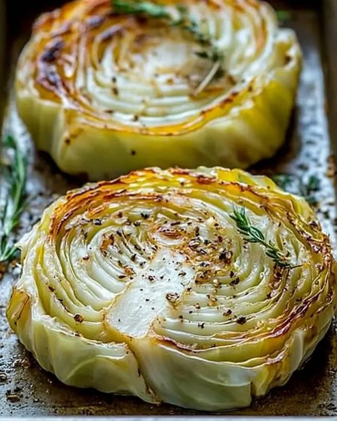 Savory Roasted Cabbage Steaks: A Flavorful Delight!
