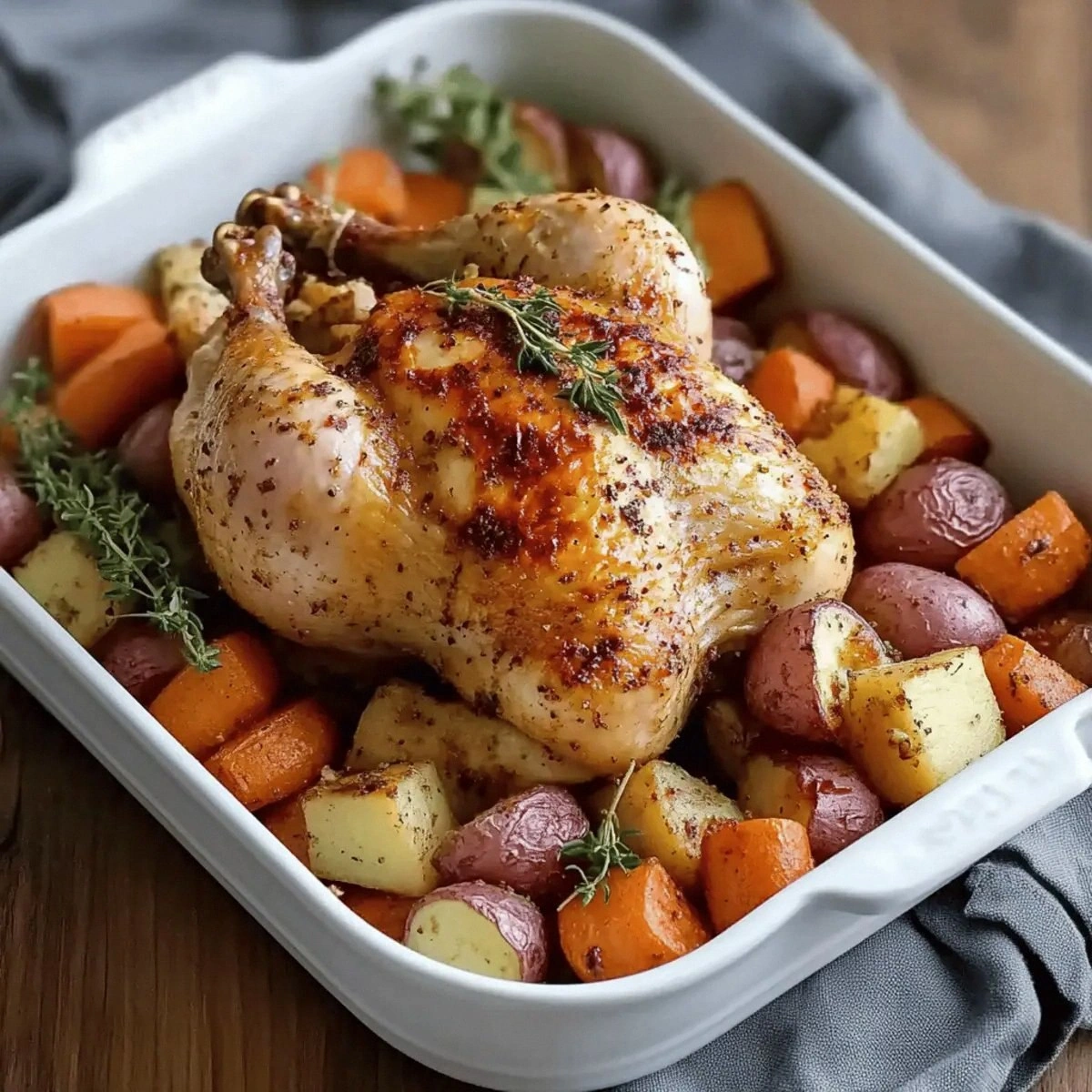 Savory Roasted Chicken with Root Vegetables for Cozy Nights