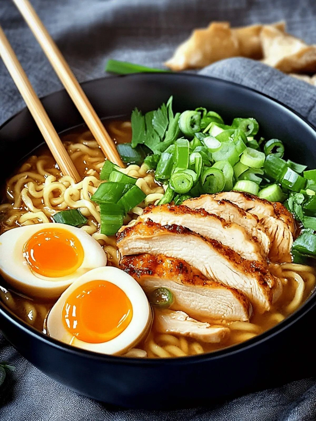 Savory Rotisserie Chicken Rame