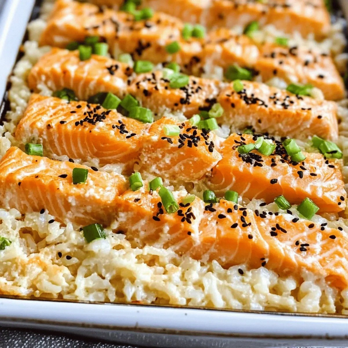 Savory Salmon Sushi Bake: A Cozy Twist on Comfort Food