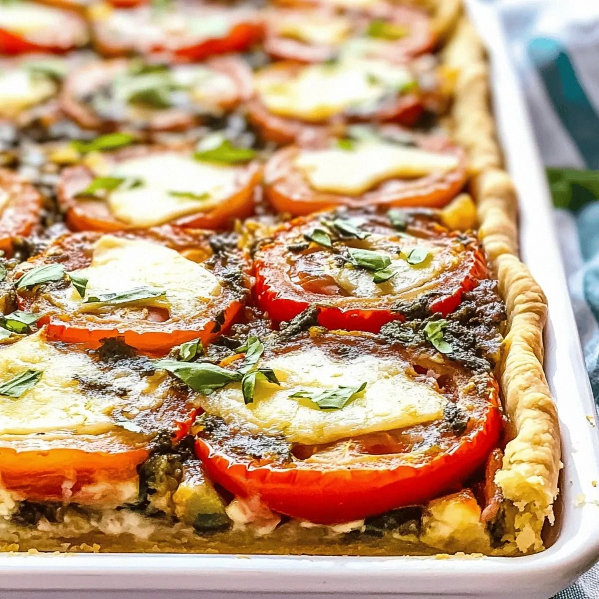 Savory Slab Tomato Pie – A Summer Celebration Awaits