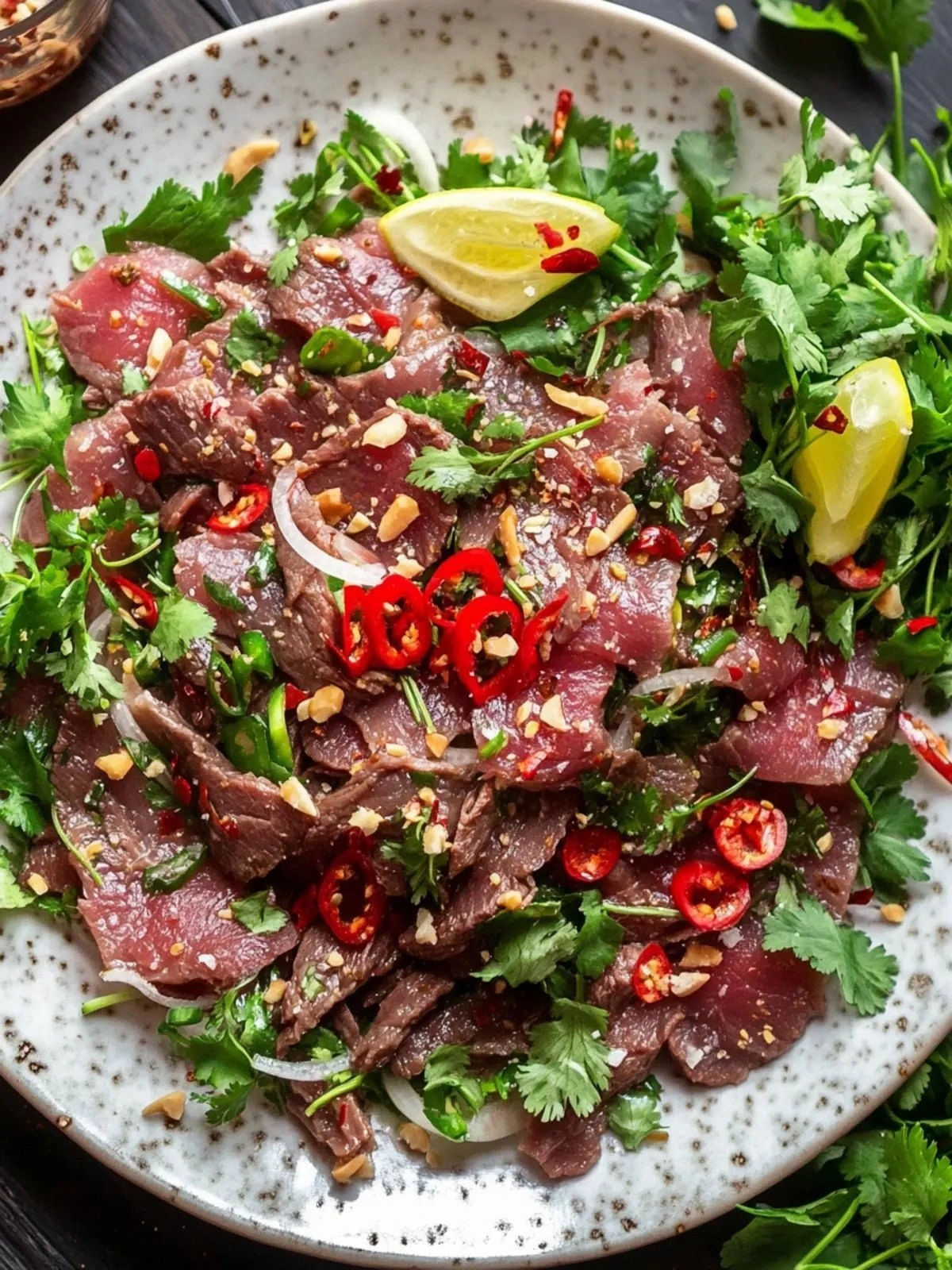 Savory Vietnamese Beef Carpacc
