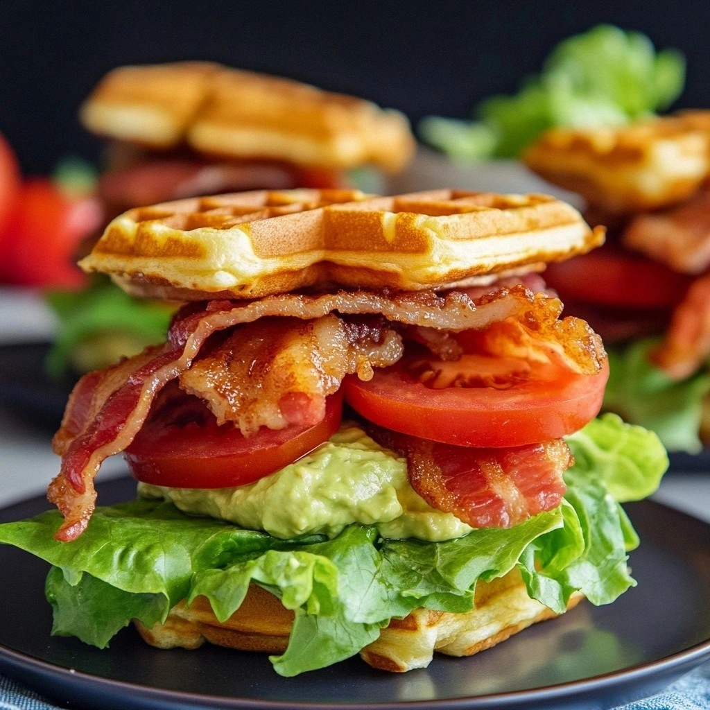Savory Waffle BLT Sliders