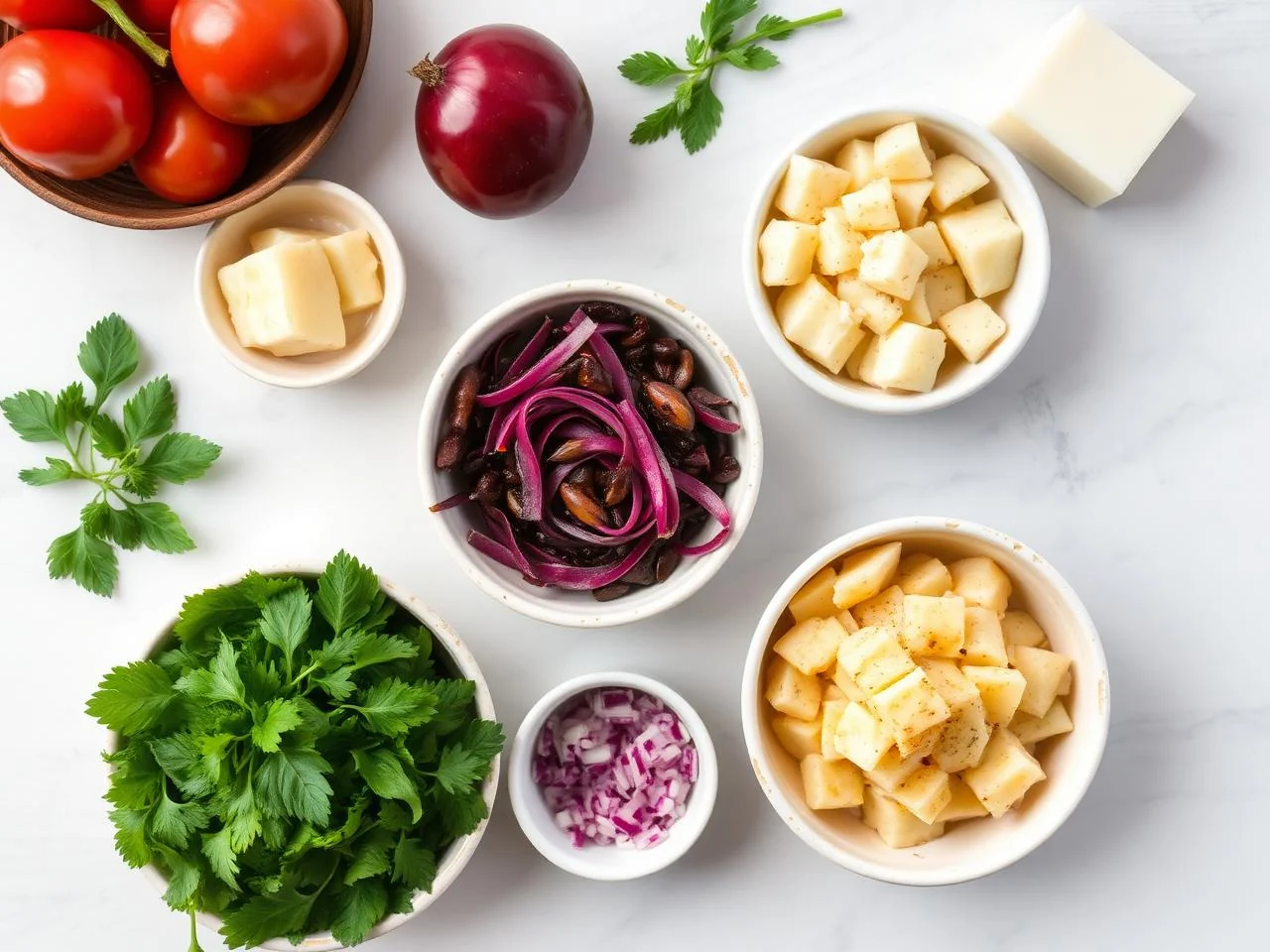 Ingredients for Scalloped Potatoes