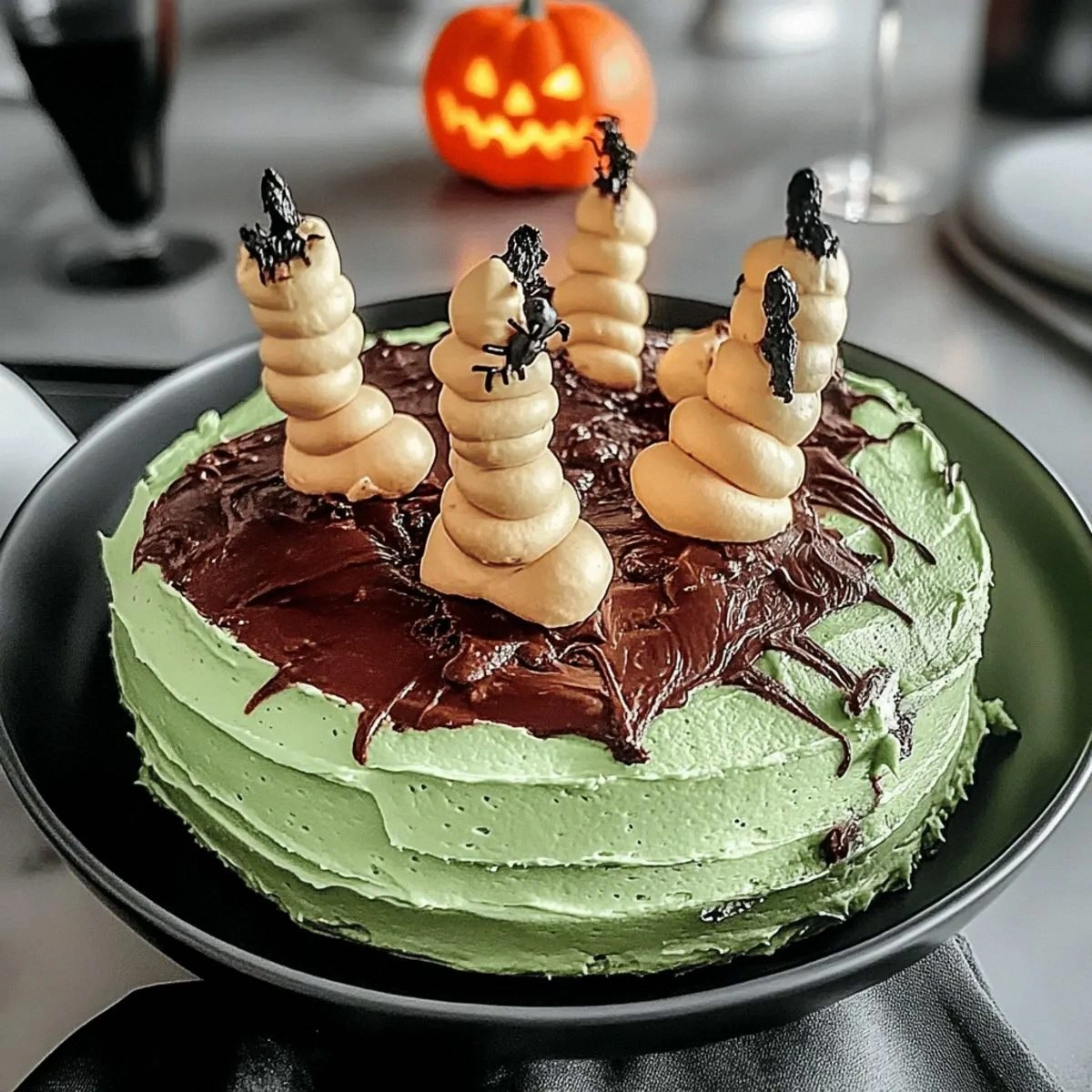 Scary Good Halloween Chocolate Pumpkin Cake You’ll Love