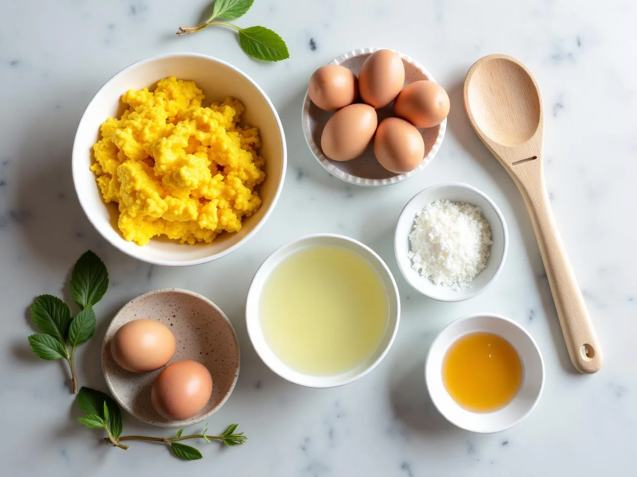 Ingredients for Scrambled Eggs