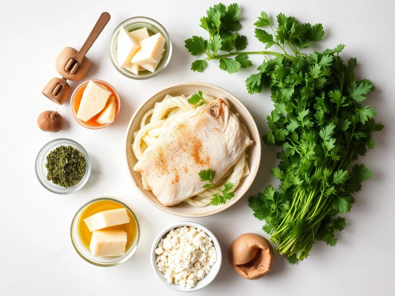 Ingredients for Sea Bass En Papillote