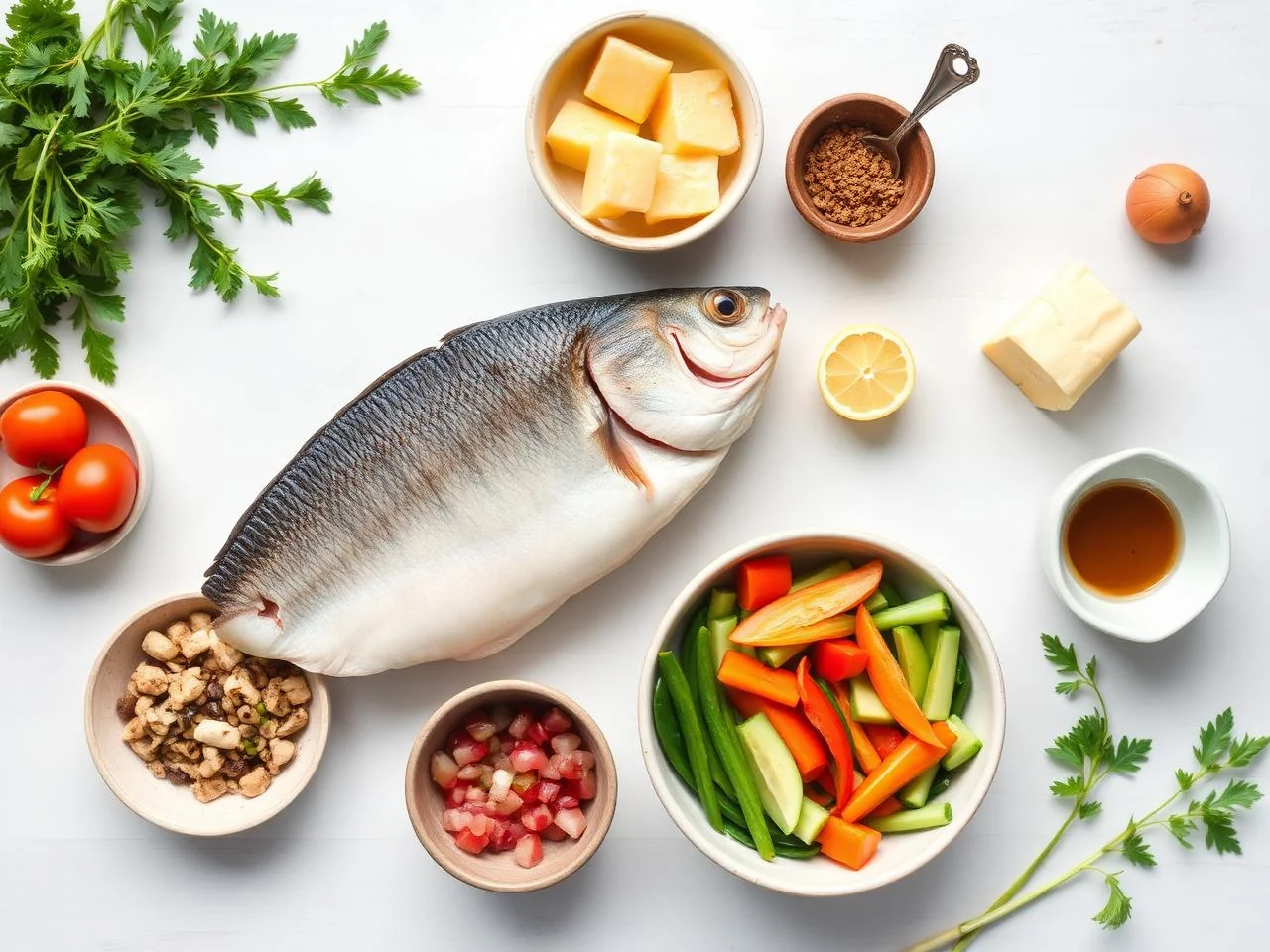 Ingredients for Sea Bass
