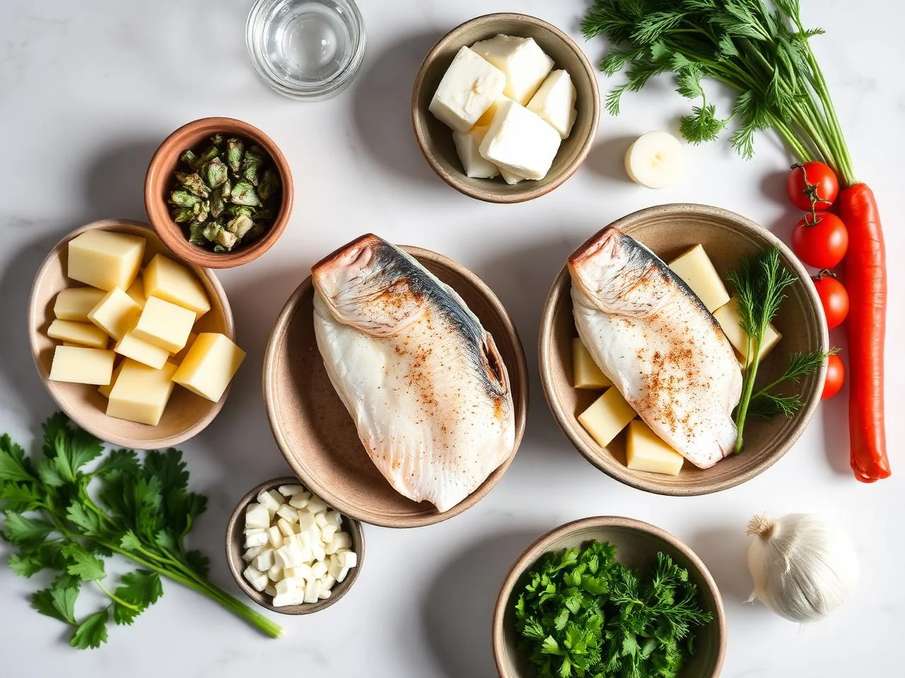 Ingredients for Sea Bass With Fennel