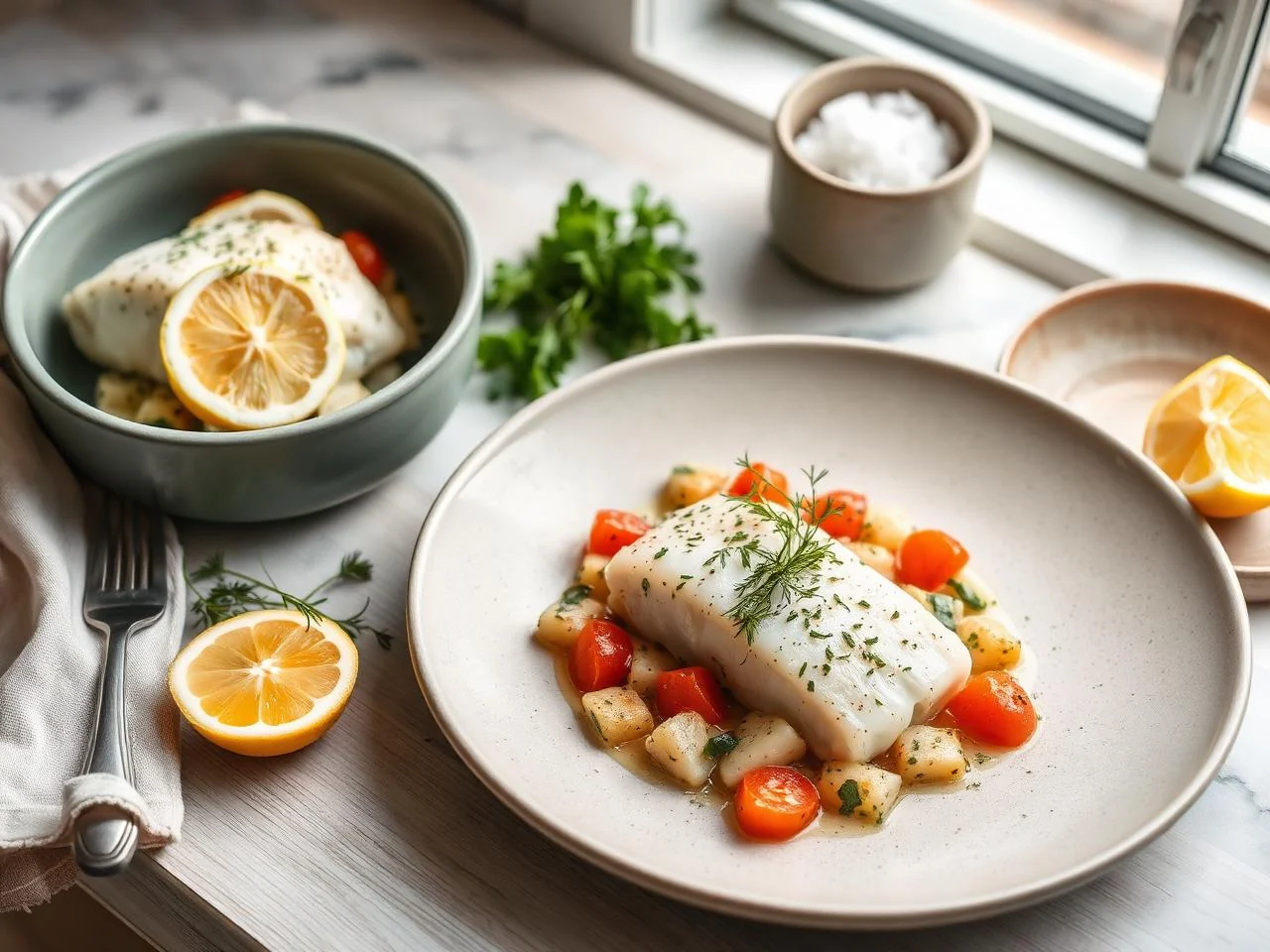 Sea Bass With Herbs