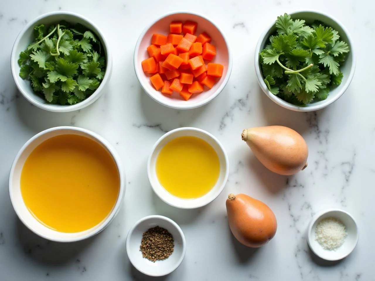 Ingredients for Seafood Chowder