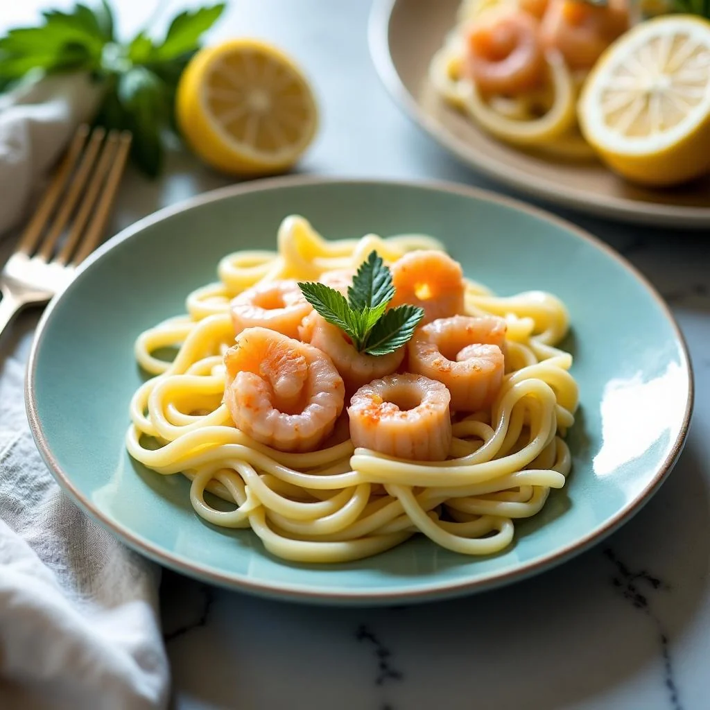 Seafood Fettuccine Alfredo