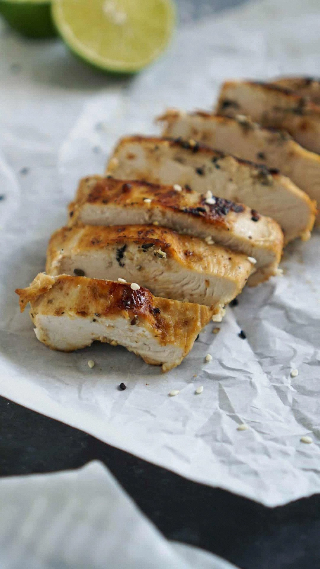 Sesame Ginger Chicken With Lim