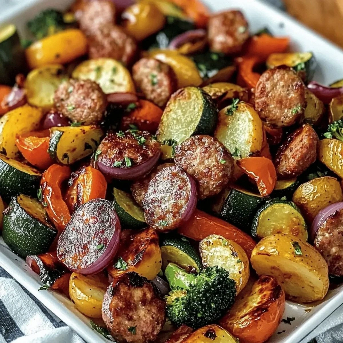 Sheet Pan Sausage & Veggies: The Ultimate One-Pan Comfort Meal