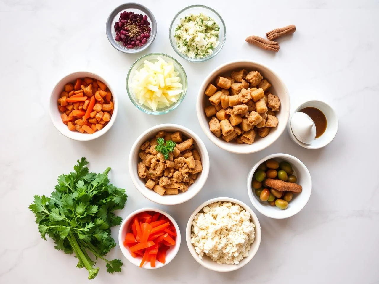 Ingredients for Shepherd's Pie