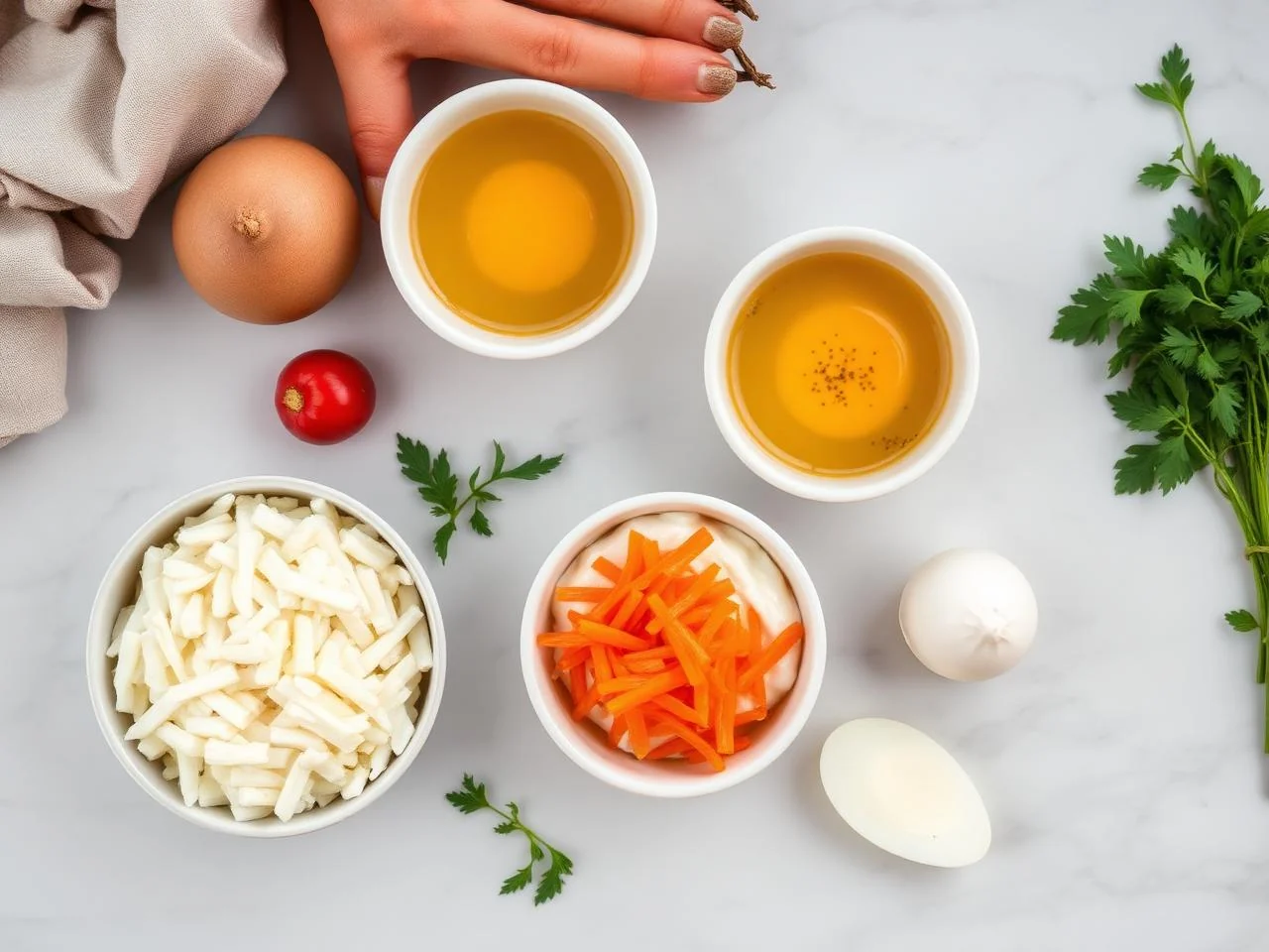 Ingredients for Shirred Eggs
