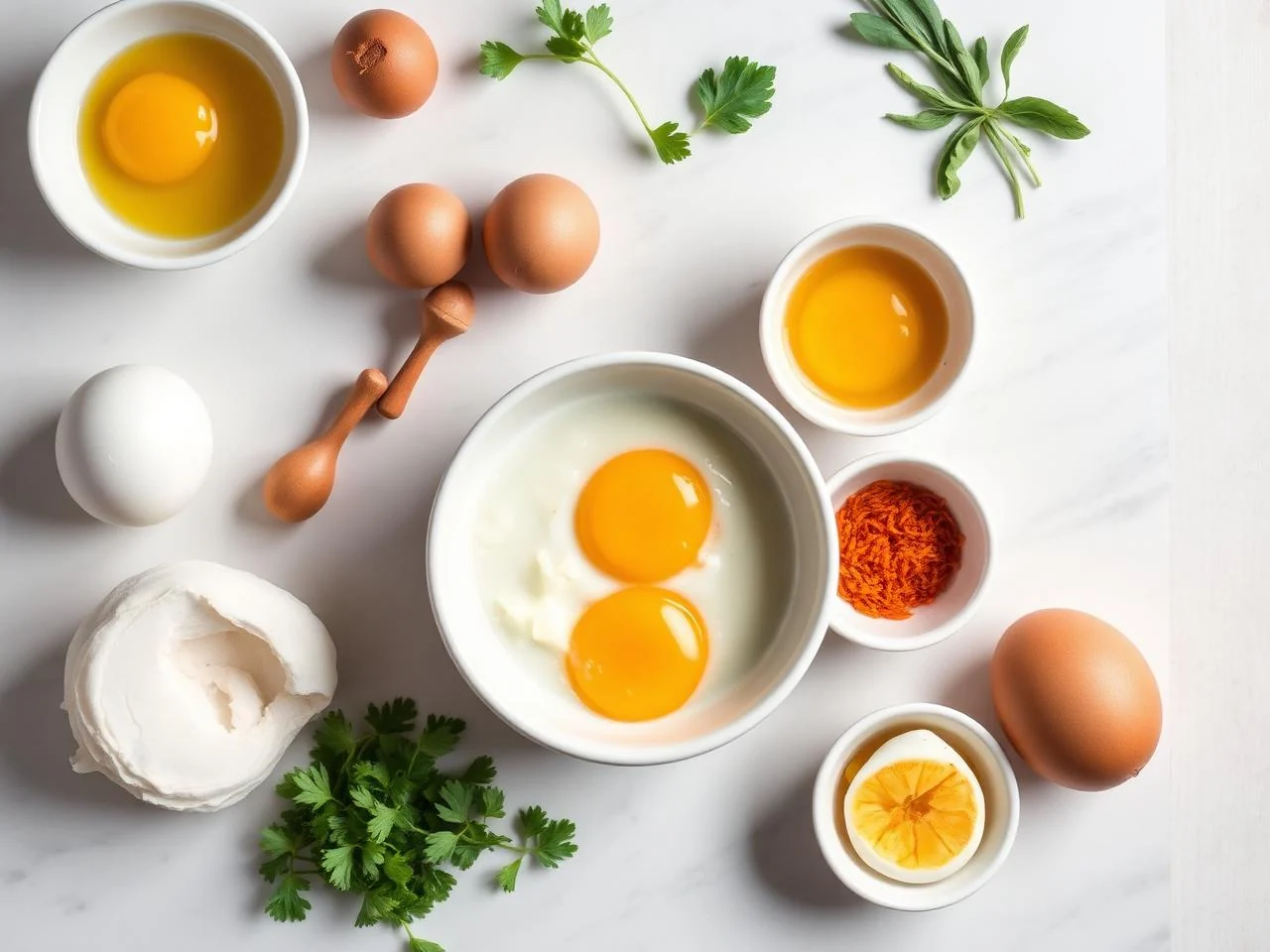 Ingredients for Shirred Eggs