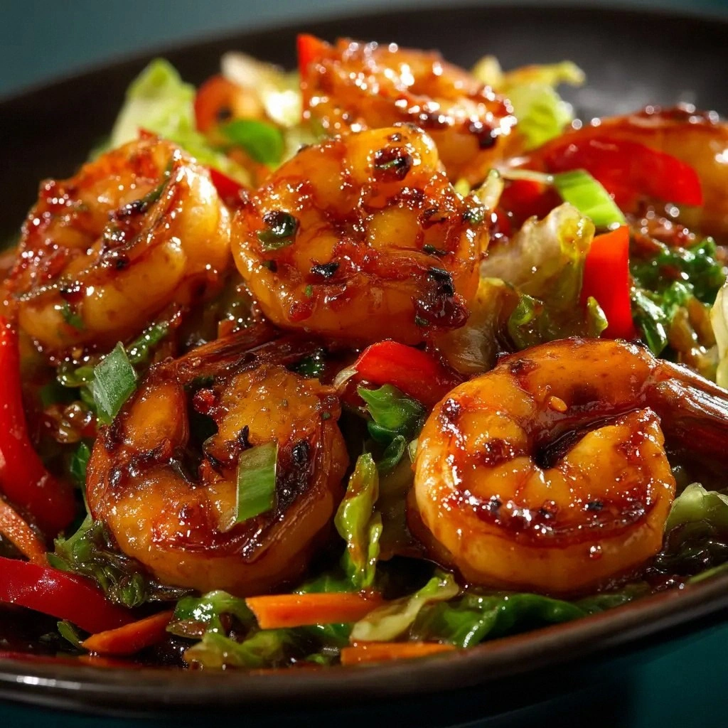 Shrimp and Cabbage Stir Fry (Q