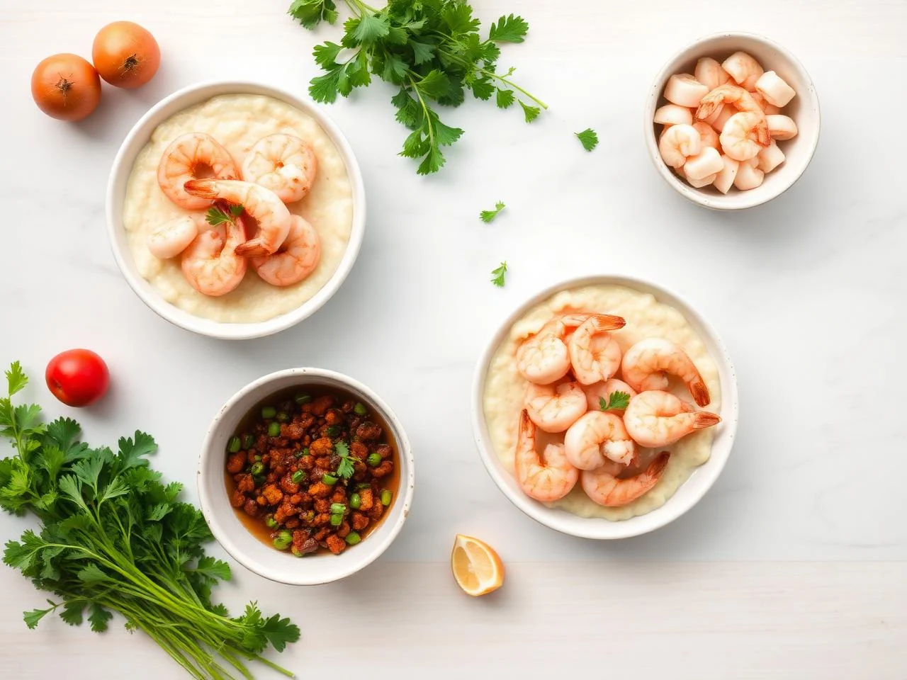 Ingredients for Shrimp And Grits
