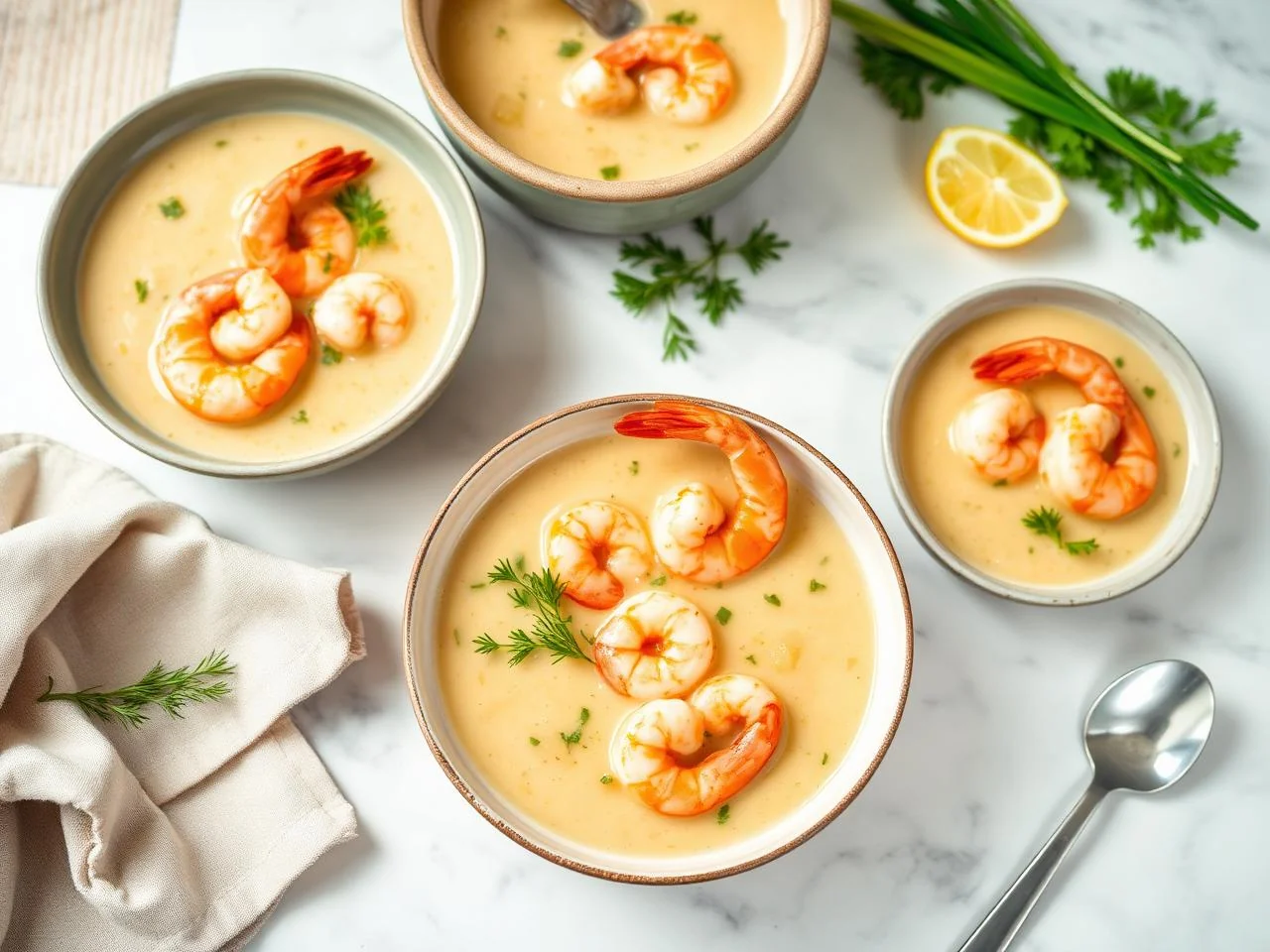 Shrimp And Leek Soup