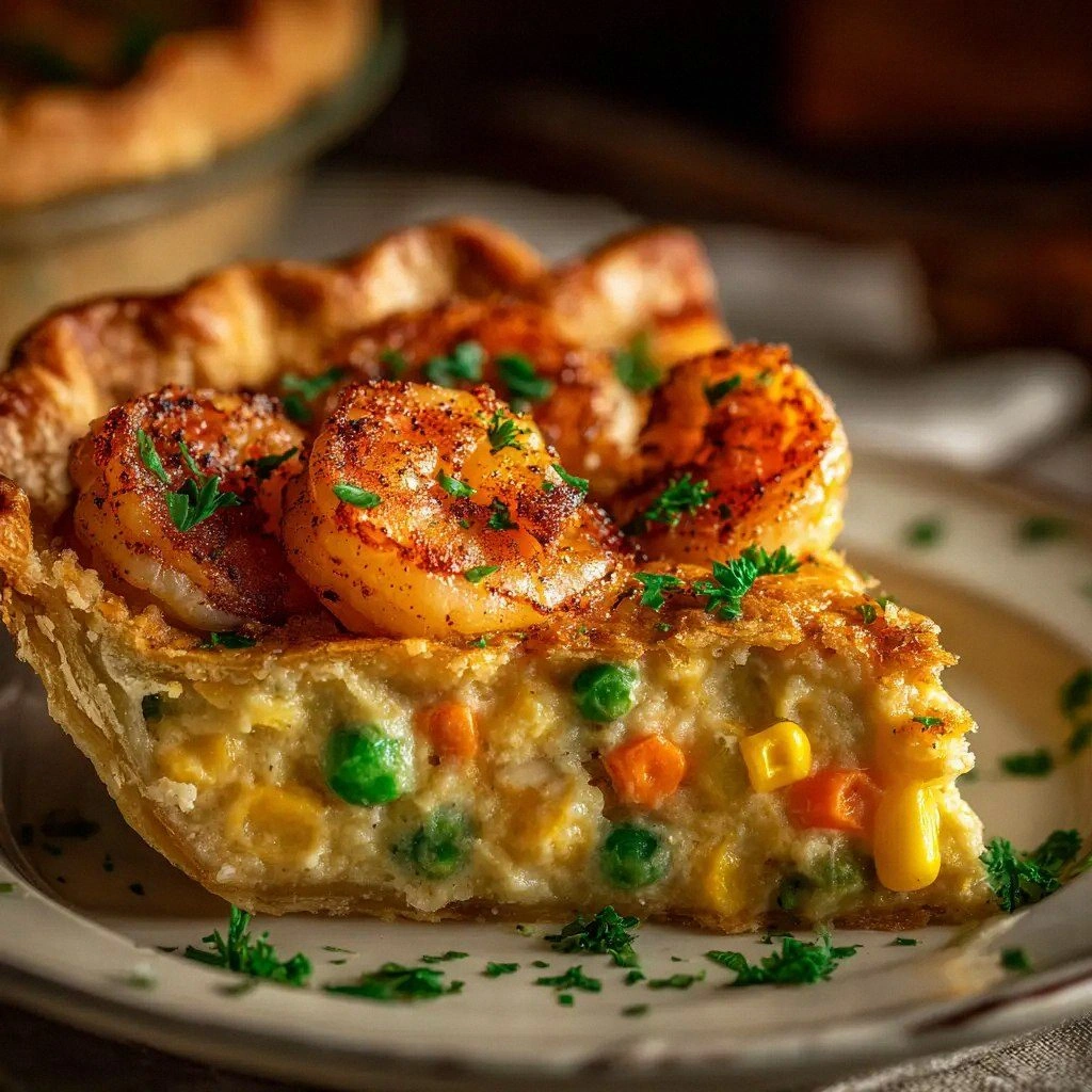 Shrimp Cheddar Pie: The Ultima