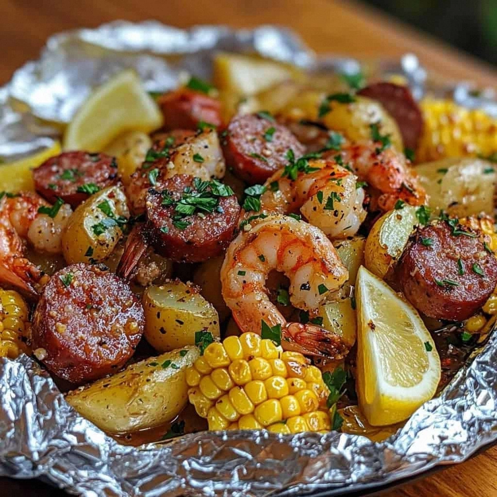 Shrimp Corn Sausage Foil Packs: Easy Recipe for Delicious Camping Meals