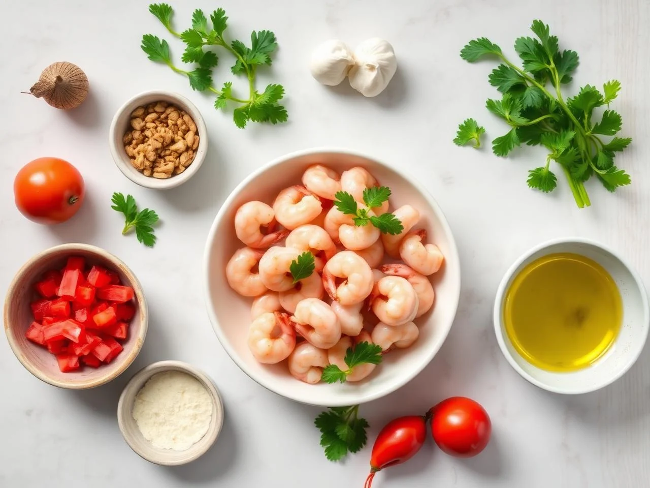 Ingredients for Shrimp Creole
