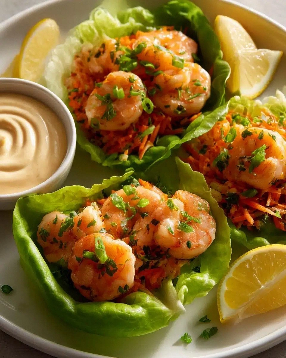 Shrimp Lettuce Wraps Recipe