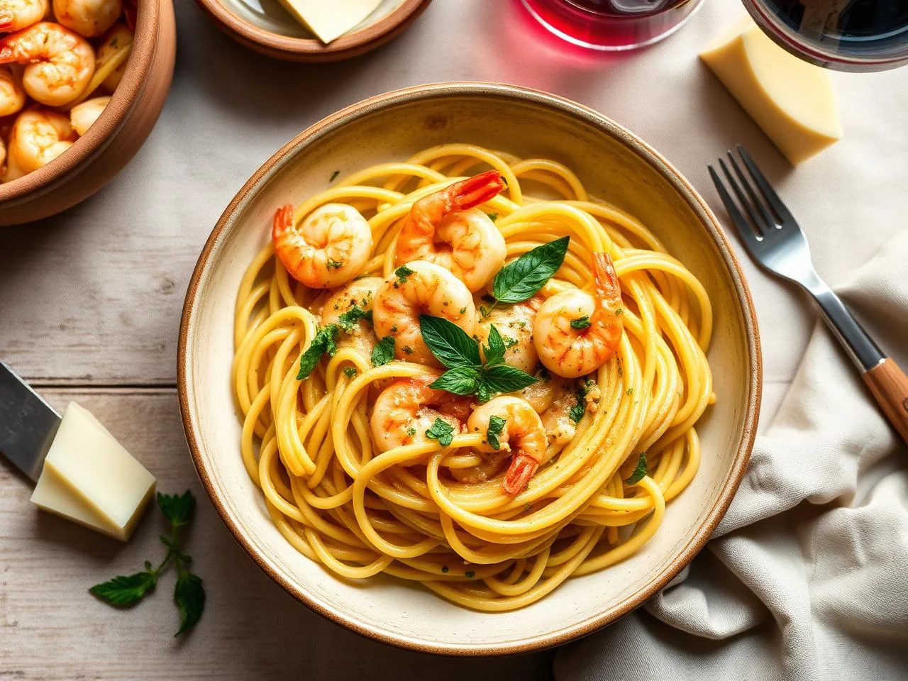 Shrimp Scampi Pasta
