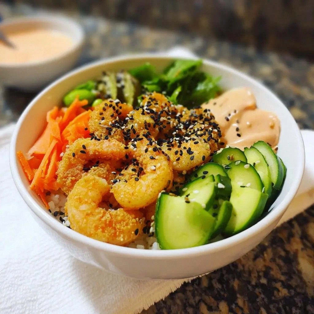Shrimp Sushi Bowl Recipe
