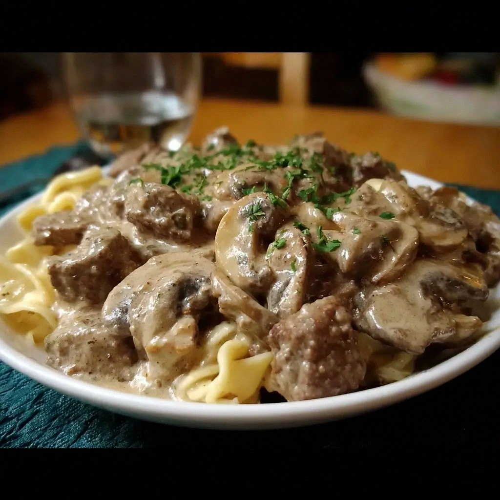 Simple Hamburger Stroganoff Re