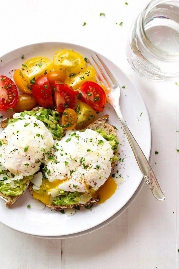 Simple Poached Egg and Avocado