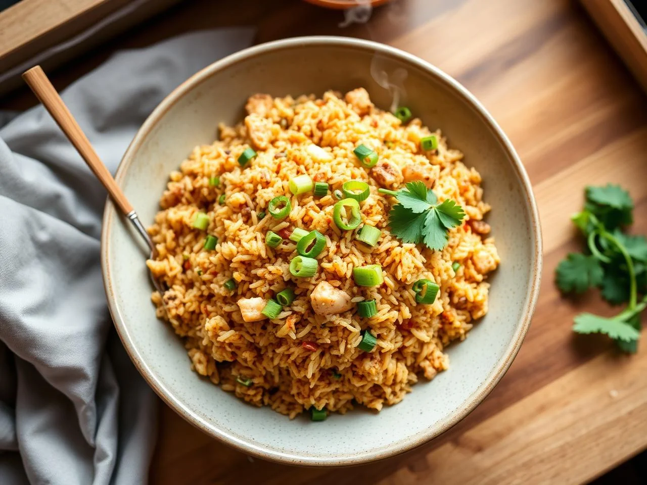 Singaporean Chili Crab Fried Rice