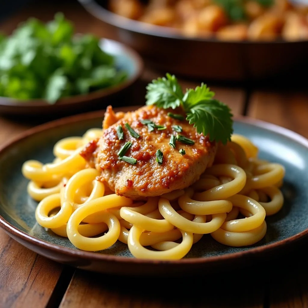 Skillet Chicken And Noodles