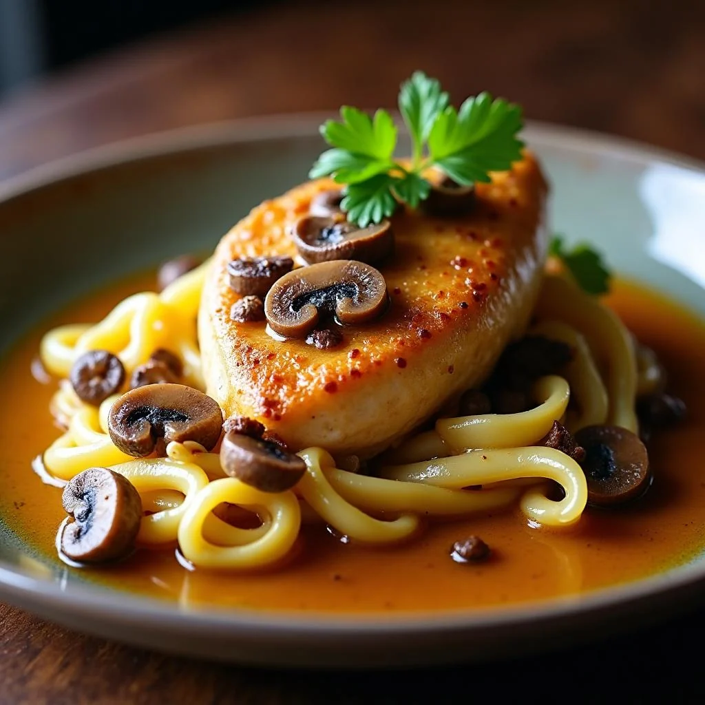 Skillet Chicken Marsala