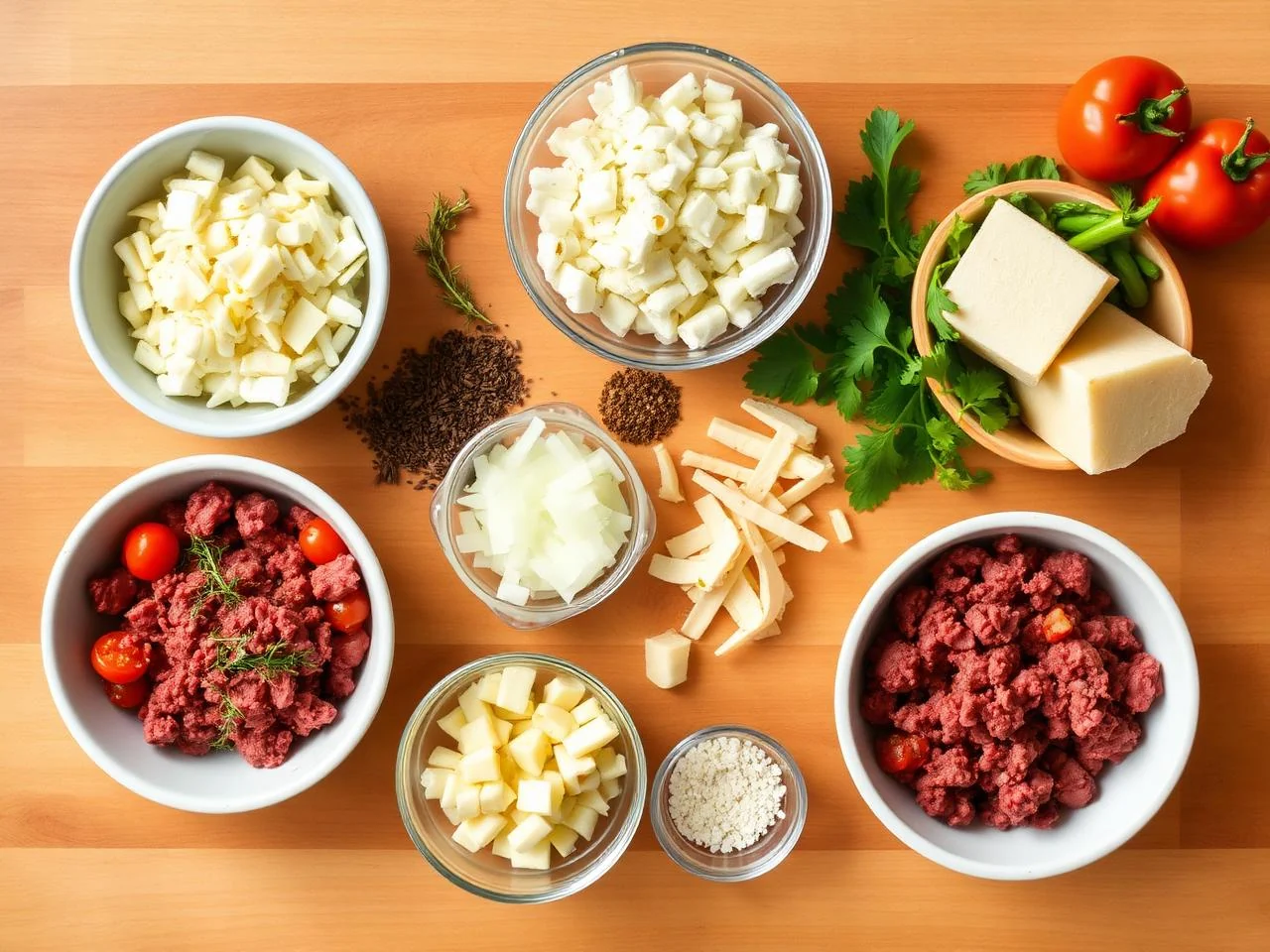 Ingredients for Skillet Goulash