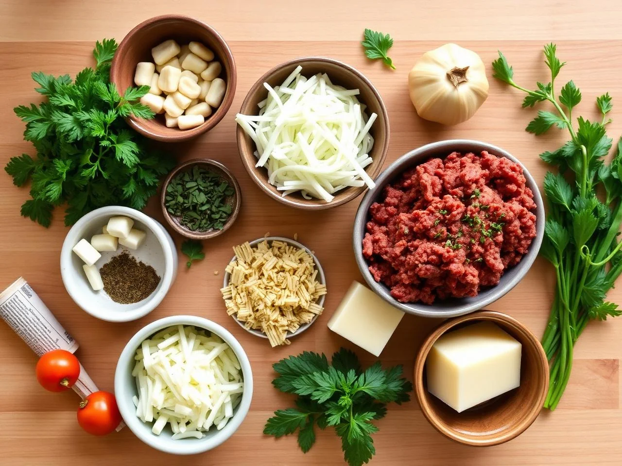 Ingredients for Skillet Lasagna