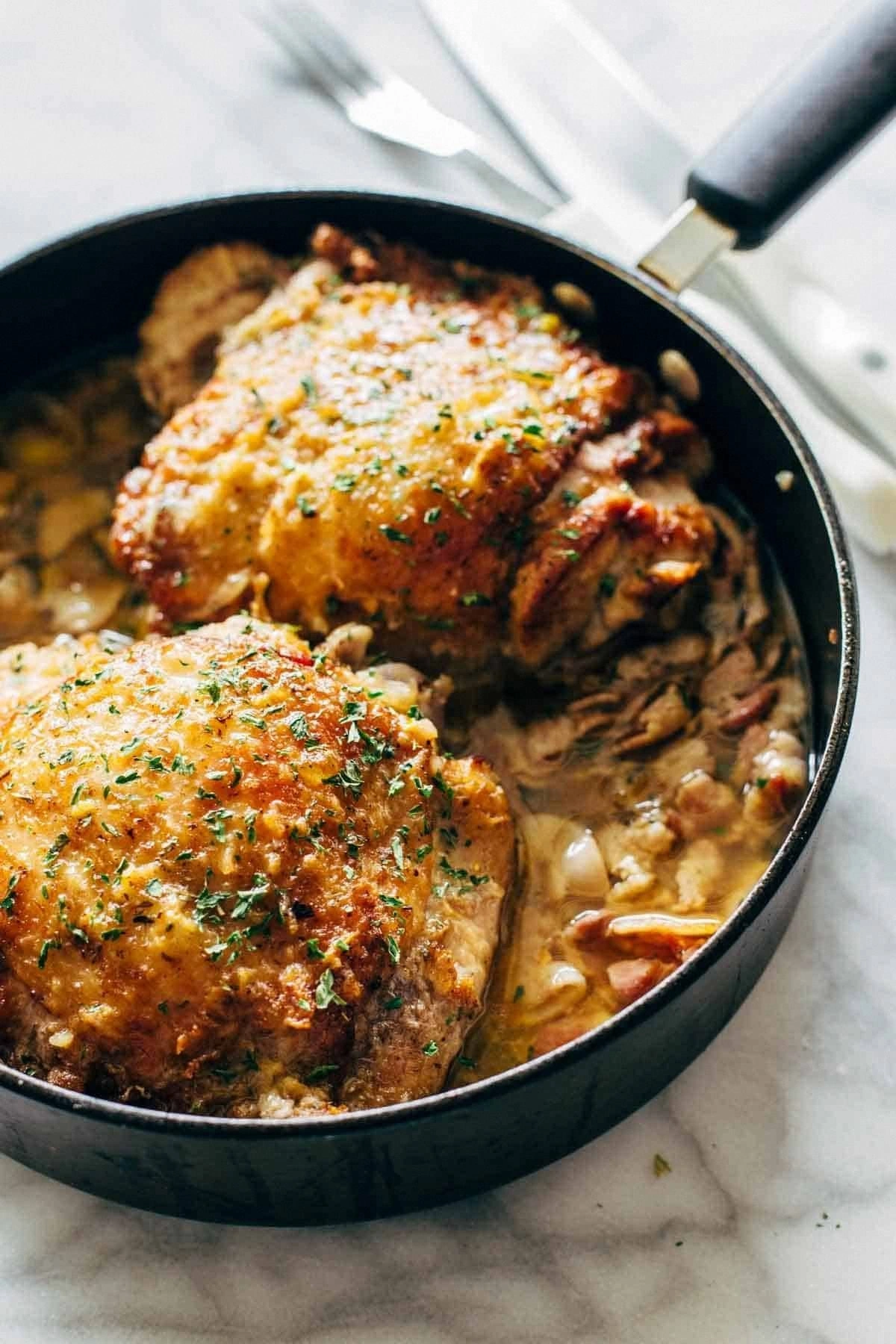Skillet Turkey with Bacon and 