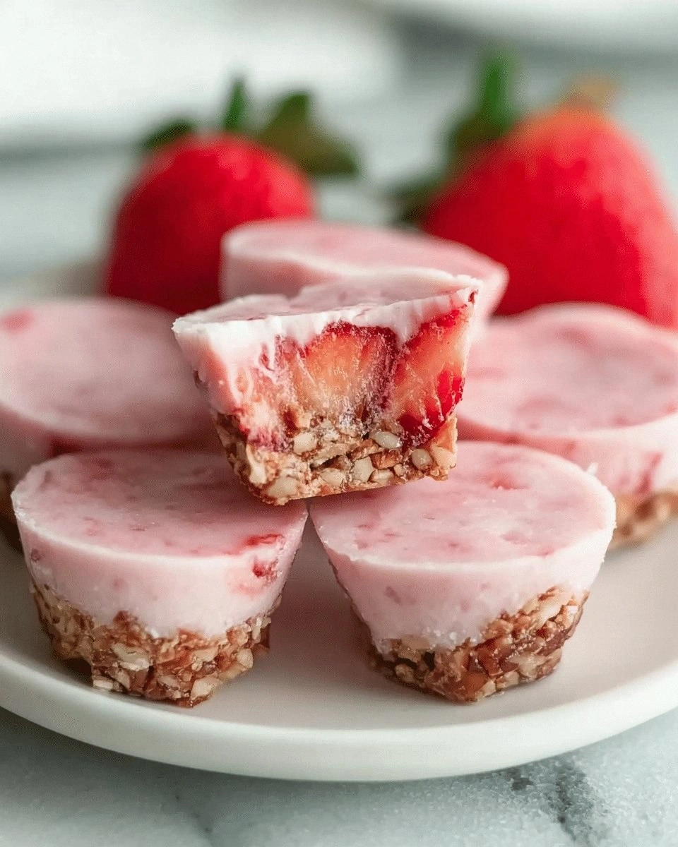 Skinny Frozen Strawberry Bites
