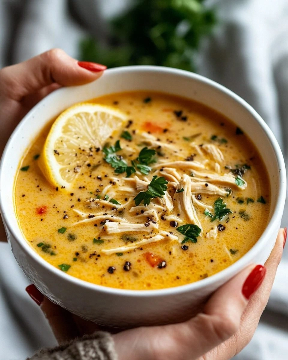 Slow Cooked Thai Chicken Soup Delight with Gin Extractor