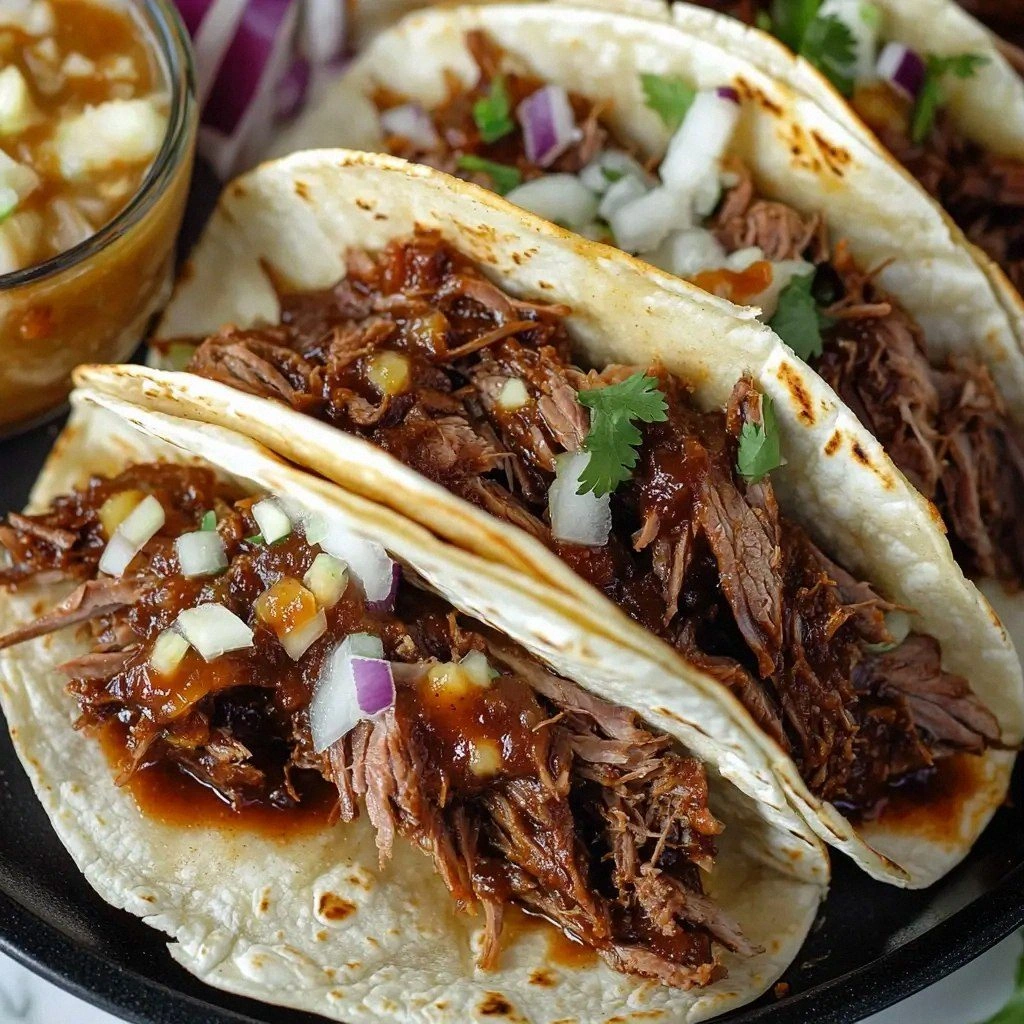 Slow Cooker BBQ Beef Brisket T