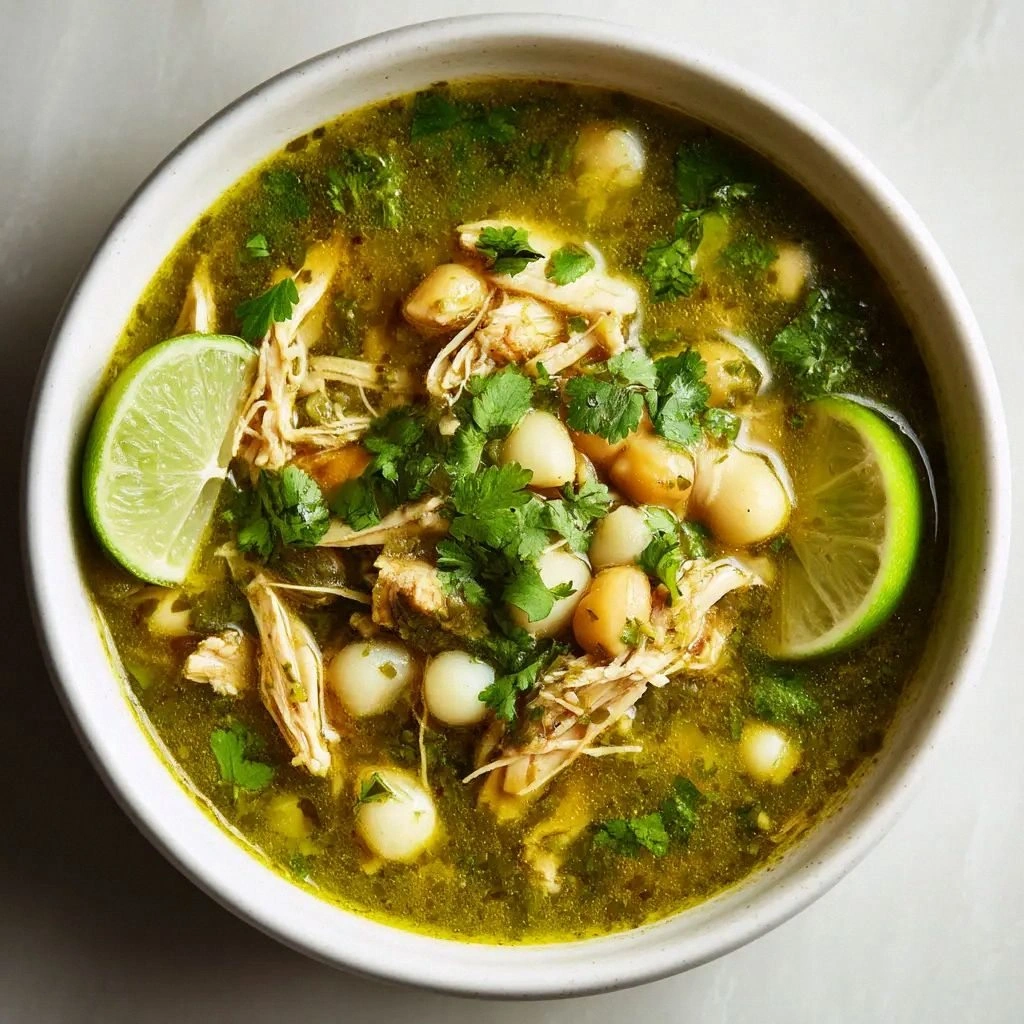Slow Cooker Chicken Posole Ver