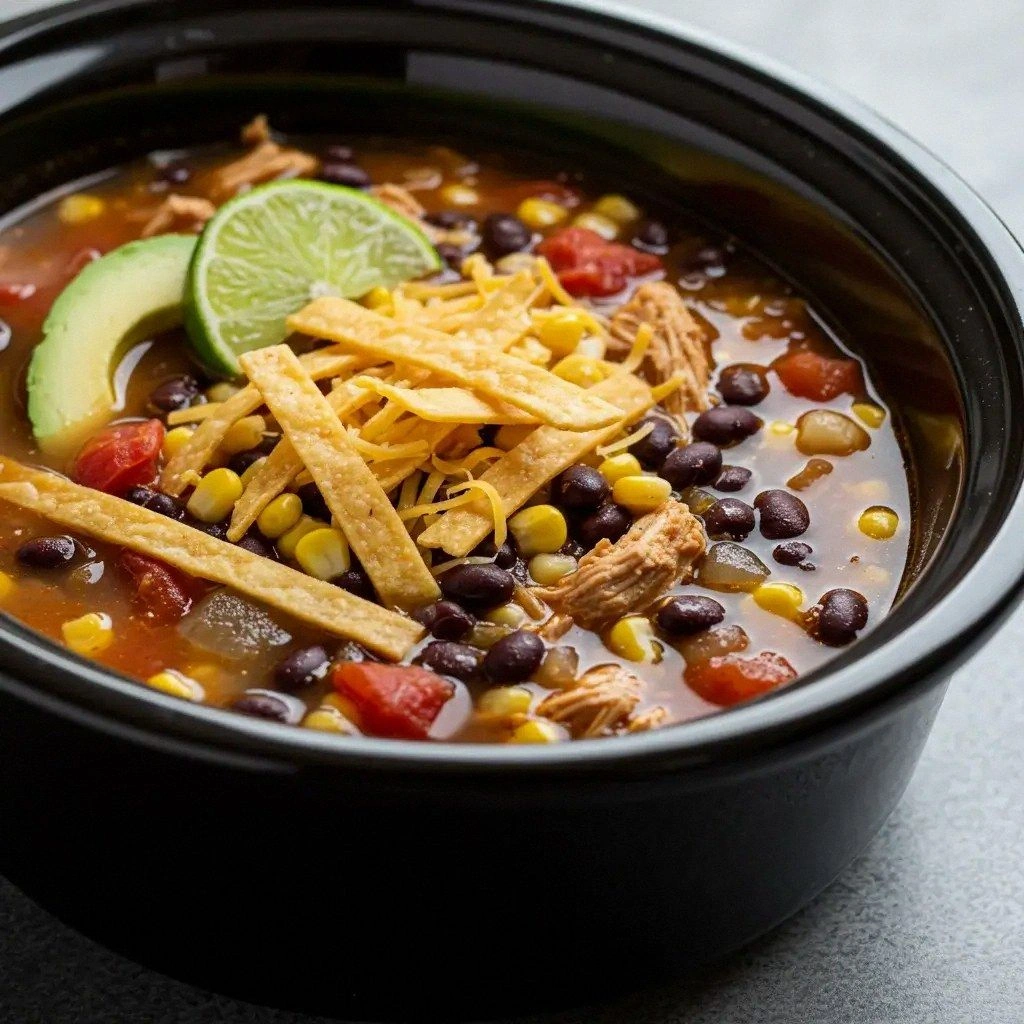 Slow Cooker Chicken Tortilla S